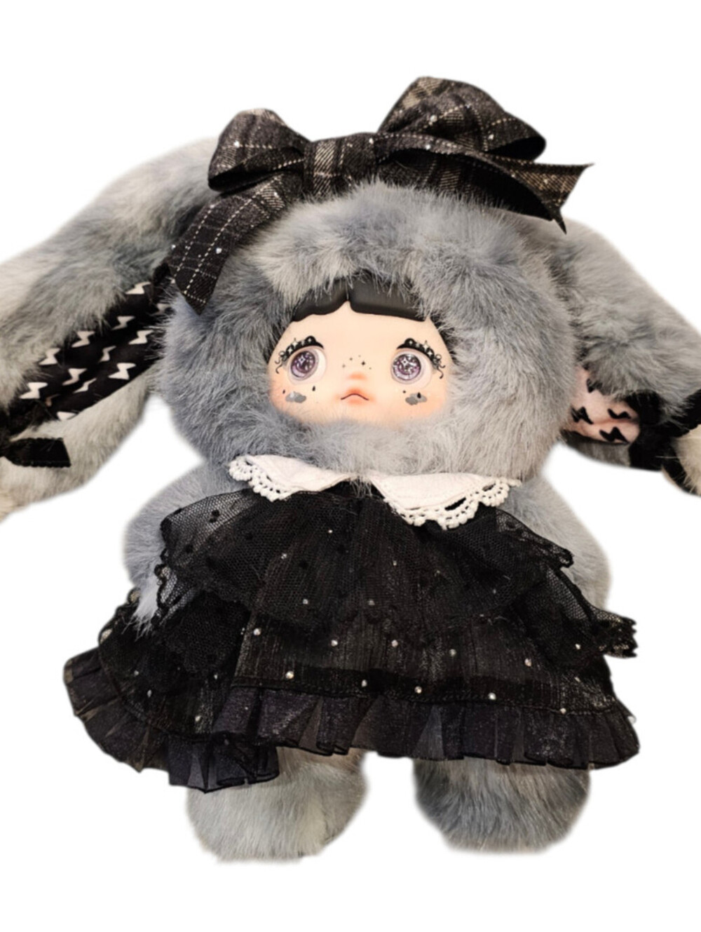 Top Toy Nommi Weather Forecast series Plush Doll Black Gray